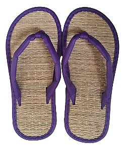 Chinelo De Palha Japonês Zori Violeta Lilás