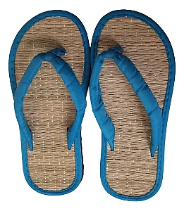 Chinelo De Palha Japonês Zori Azul