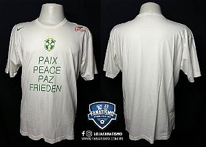 Camisa da Seleção Brasileira Oficial Treino Nike 2002/2003 - Fanatismo