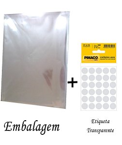 Embalagem para convite 15x21  (50 unidades)