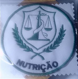 Patch bordado Símbolo Nutrição