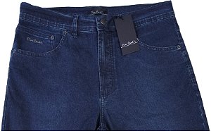 Calça Jeans Masculina Pierre Cardin Reta (Cintura Alta) - Ref. 467P919 - Algodão / Poliester / Elastano - Jeans Macio