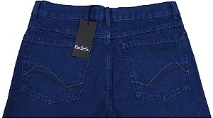 Calça Jeans Masculina Pierre Cardin Reta (CINTURA ALTA) - Ref. 463P140 (AZUL) - 100% Algodão