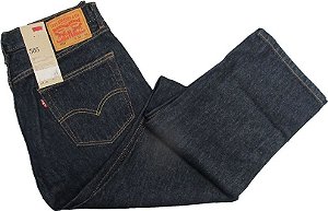 Calça Jeans Levis Masculina Corte Tradicional - Ref. 505-0216 (JEANS AZUL) - 100% Algodão