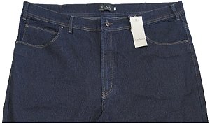 Calça Jeans Masculina Pierre Cardin Reta (Cintura Alta) - Ref. 487P031 - PLUS  SiZE - Algodão / Poliester / Elastano (Jeans Fino e Macio)