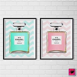 Quadro Perfume Chanel - Cada Unidade