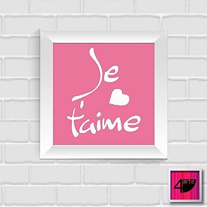 Quadro Je t´aime
