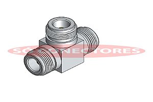 Adaptador N Tripla Fêmea