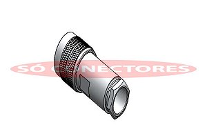 Conector N Macho De Prensa Cabo Rg-213