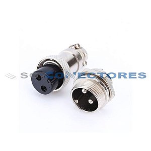 CONECTOR CIRCULAR MIKE DUAS VIAS