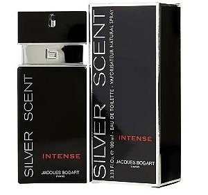  Perfume Jacques Bogart Silver Scent Intense EDT Masculino 100ML