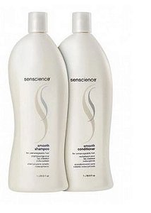 Kit Senscience Smooth Shampoo 1000ml + Condicionador 1000ml