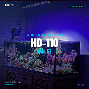 Luminária Doled Aquário Marinho HD-110 Wi-Fi