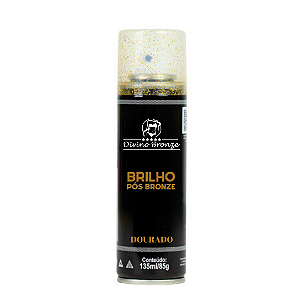 SPRAY PARA ACABAMENTO E BRILHO PÓS BRONZE - DOURADO