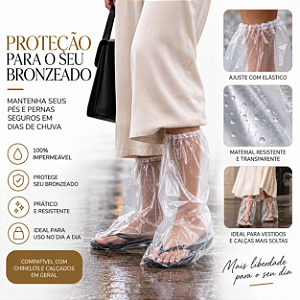 KIT COM 25 PARES DE PROTETOR DE PÉS PARA DIAS DE CHUVA