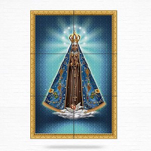 Painel Decorativo de Azulejo Nossa Senhora Aparecida #3