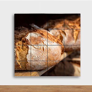 Painel Decorativo Pão Italiano- Quadrado