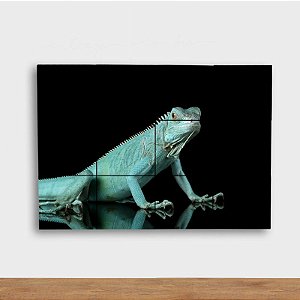 Painel Decorativo Lagarto Azul