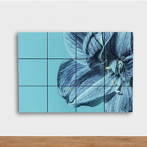 Painel Decorativo Flor Azul