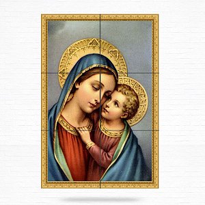 Painel Decorativo de Virgem Maria e Menino Jesus - MOD 03