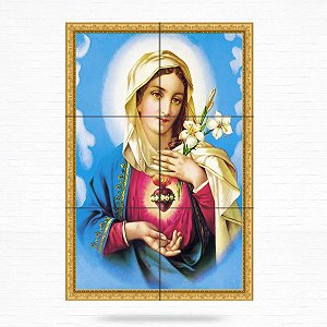 Painel Decorativo de Imaculado Coração de Maria - MOD 06