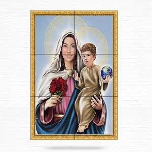 Painel Decorativo de Nossa Senhora dos Aflitos - MOD 02