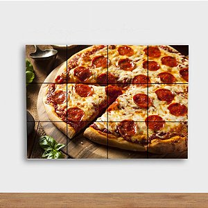 Painel Decorativo Pizza Peperoni