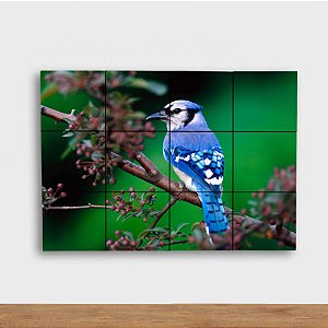 Painel Decorativo Pássaro Azul mod 02