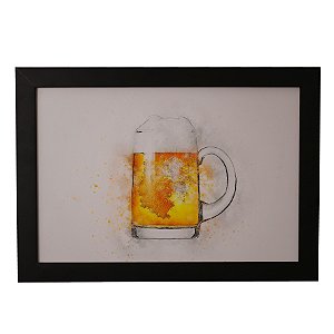 Quadro Decorativo Caneca de Chopp