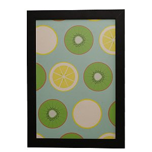 Quadro Decorativo Laranja e Kiwi