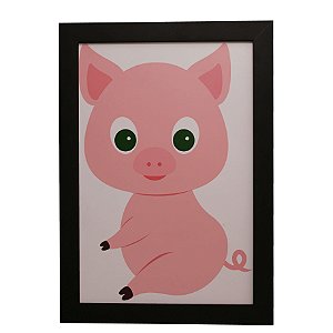 Quadro Decorativo Infantil Porquinho