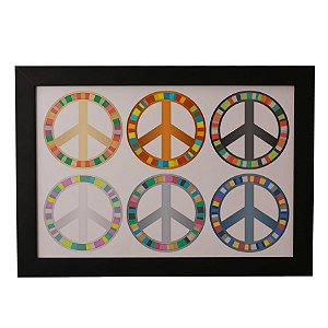 Quadro Decorativo Hippie Paz