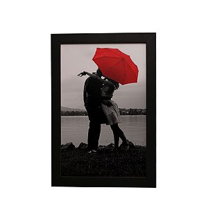 Quadro Decorativo Casal Guarda-Chuva