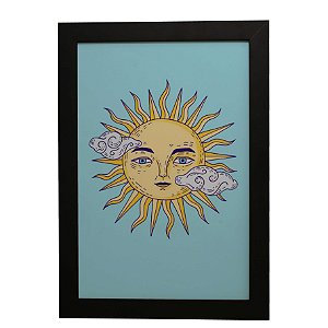 Quadro Decorativo Sol Místico