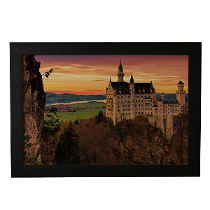 Quadro Decorativo Paisagem Castelo