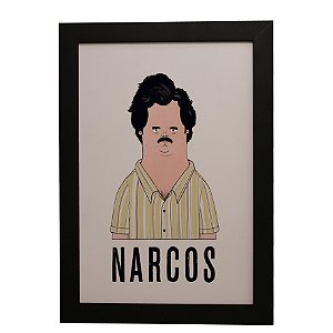 Quadro Decorativo Narcos