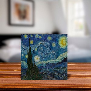 Azulejo Decorativo Noite Estrelada Van Gogh