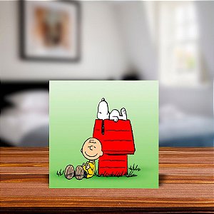 Azulejo Decorativo Charlie Brown e Snoopy