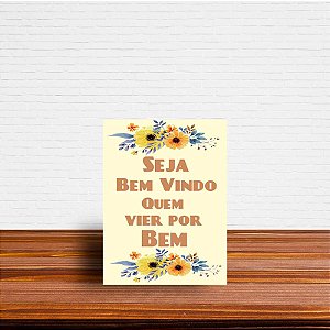 Azulejo Decorativo Seja Bem Vindo