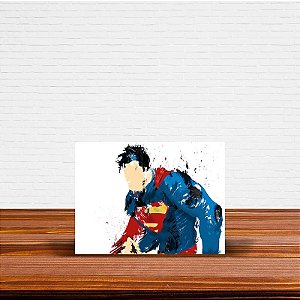 Azulejo Decorativo Superman Aquarela
