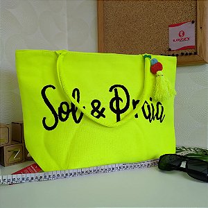 Bolsa de praia feminina vintage