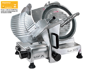 Fatiador de Frios Mussarela Presunto 300mm Laser 300 Black