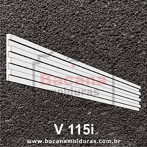 Volumes Revestimento Placa Ripada (6x6,5cm  de vão) 3cm recuo = Placa 50x5 V115i