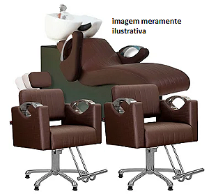 Combo Triplo Arezzo com Lavatório para Terapia Capilar