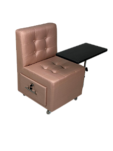 Cirandinha Milão com gaveta e prancheta cor rosa gold