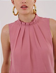Blusa Rose em crepe