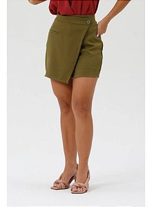 short saia verde