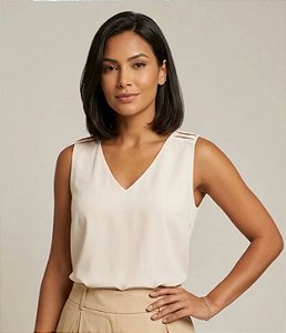 blusa com tomas
