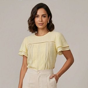 blusa amarela