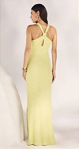 Vestido Longo Lemon Detalhe nas Costas